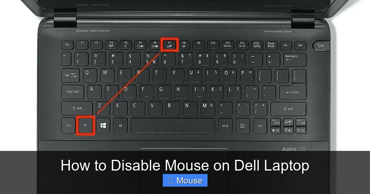 How to Disable Mouse on Dell Laptop