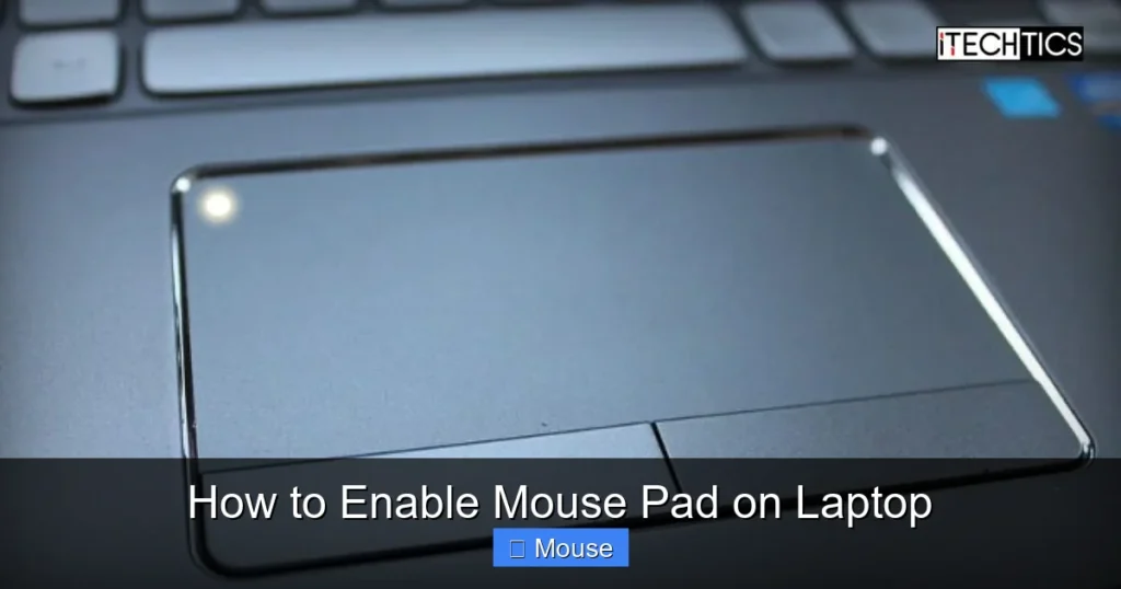 How to Enable Mouse Pad on Laptop