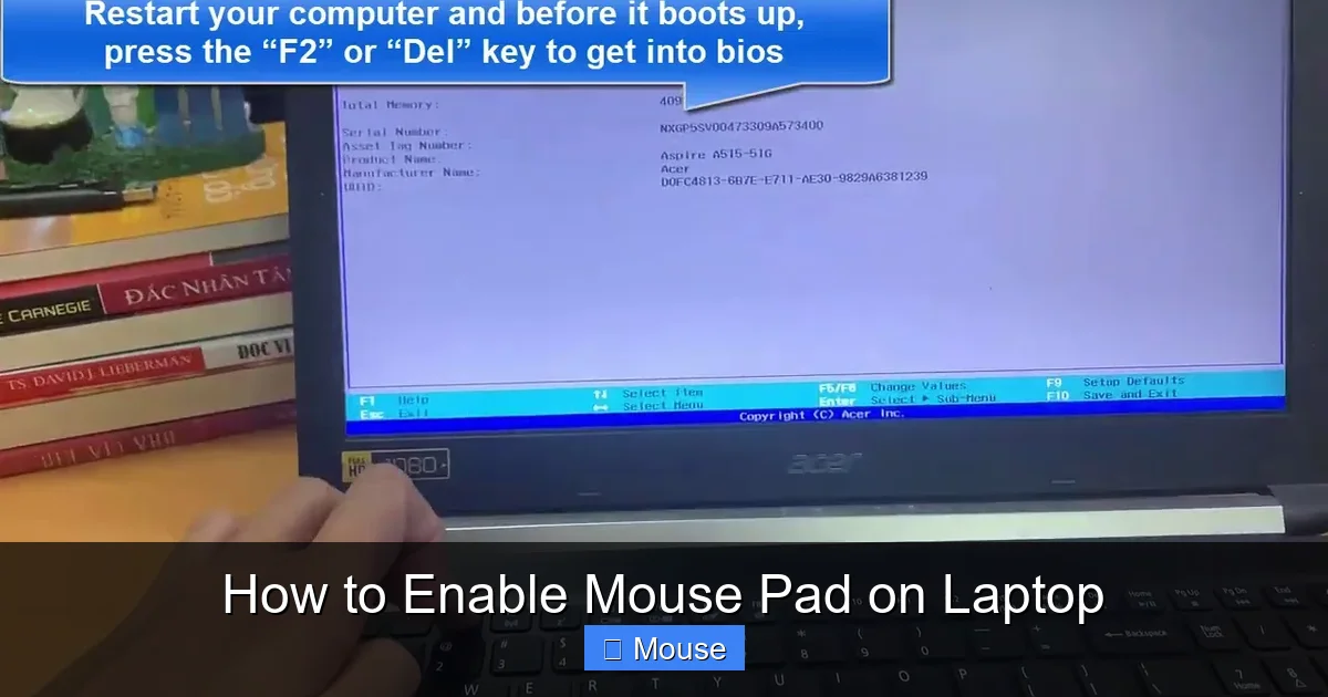 How to Enable Mouse Pad on Laptop