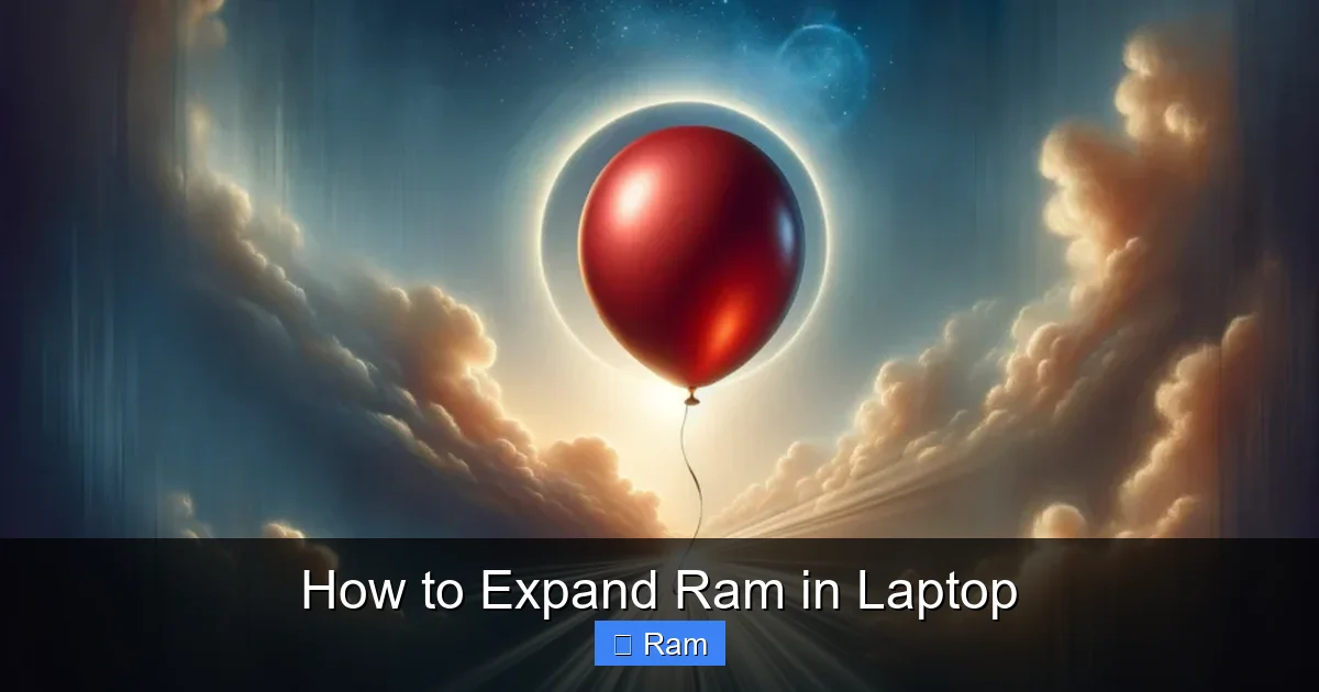 How to Expand Ram in Laptop