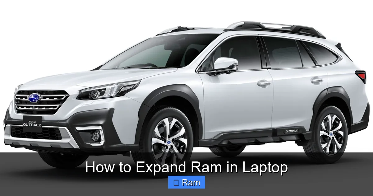 How to Expand Ram in Laptop