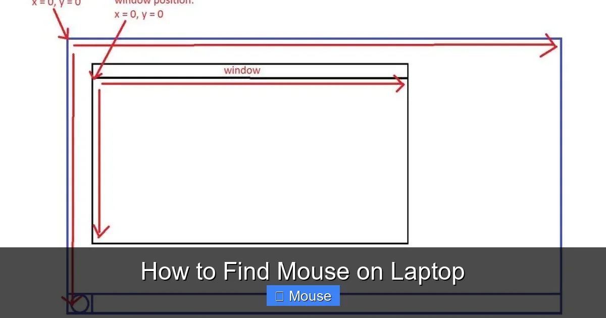 How to Find Mouse on Laptop