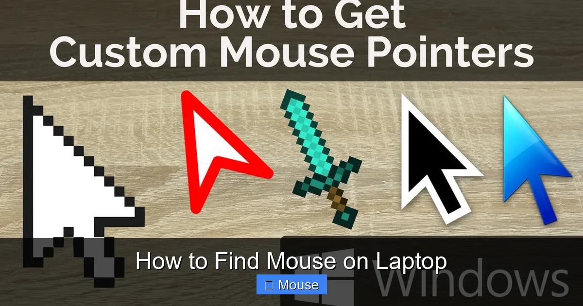 How to Find Mouse on Laptop