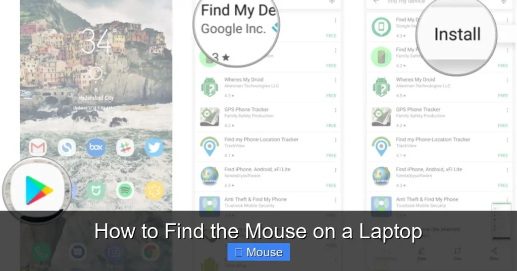 How to Find the Mouse on a Laptop