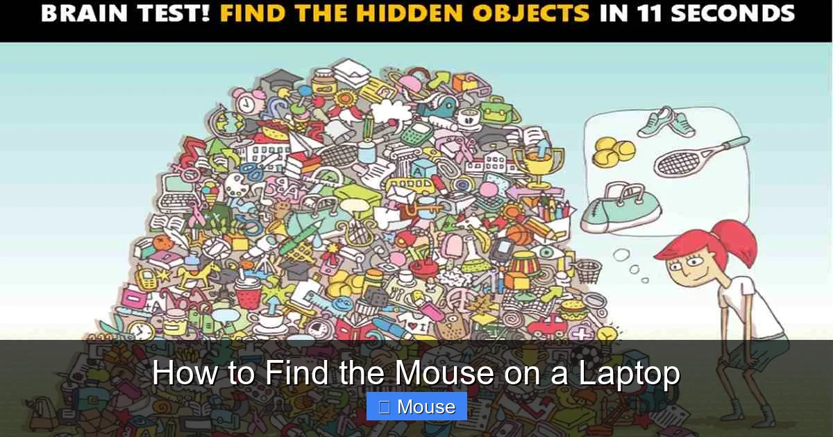 How to Find the Mouse on a Laptop