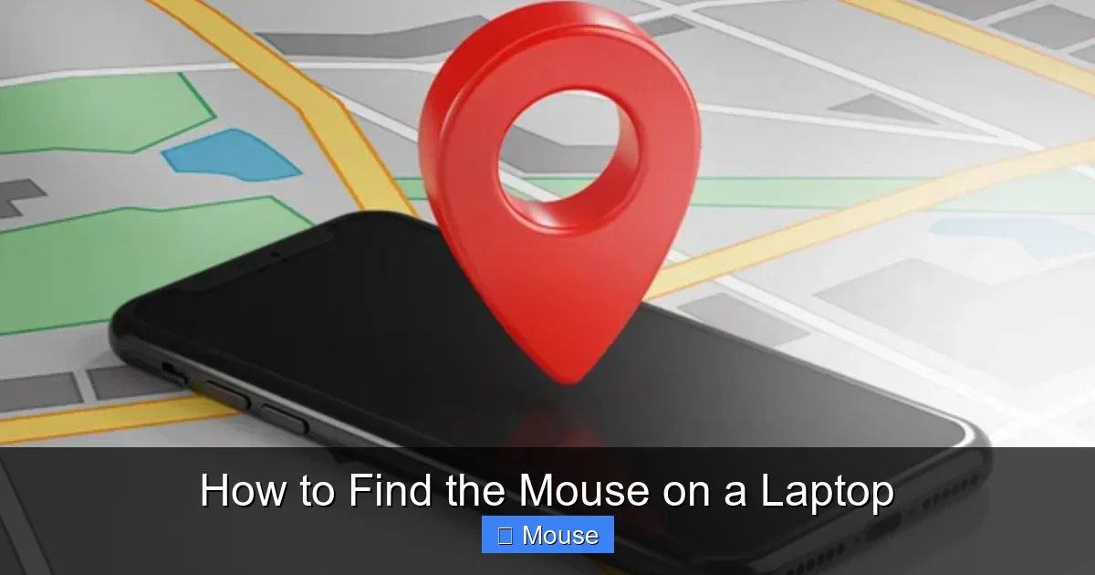 How to Find the Mouse on a Laptop