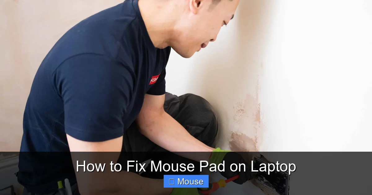How to Fix Mouse Pad on Laptop