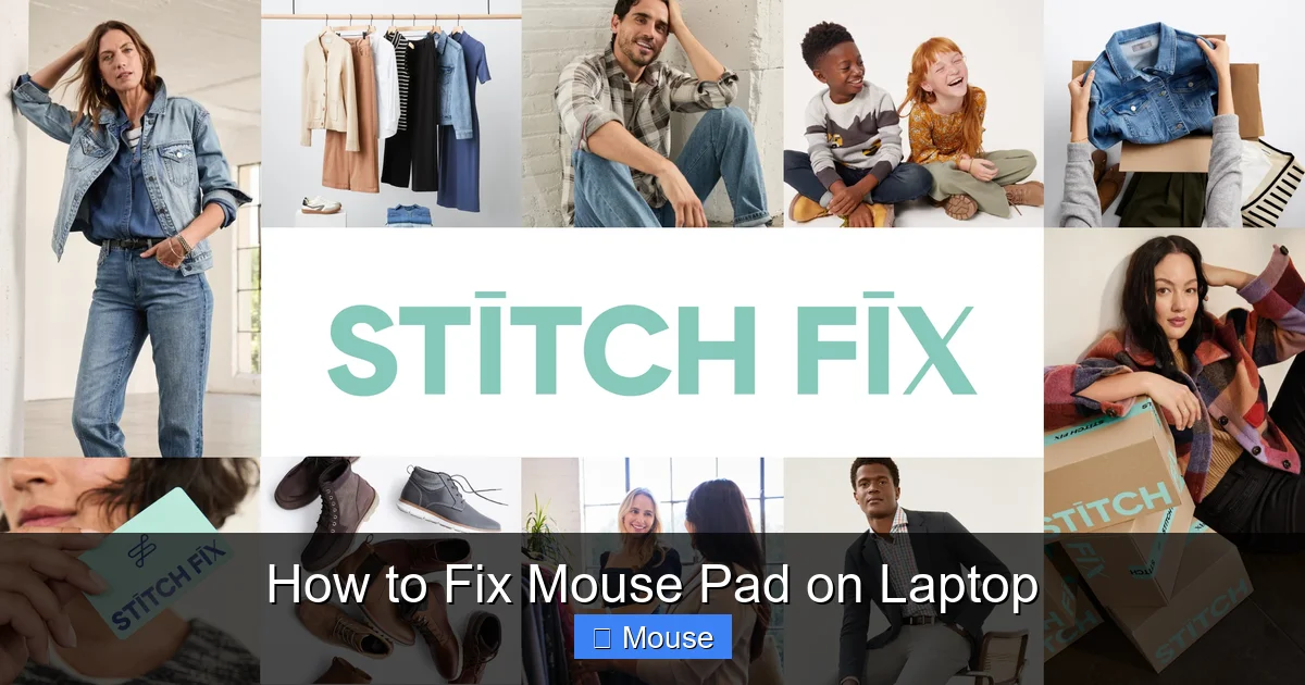 How to Fix Mouse Pad on Laptop