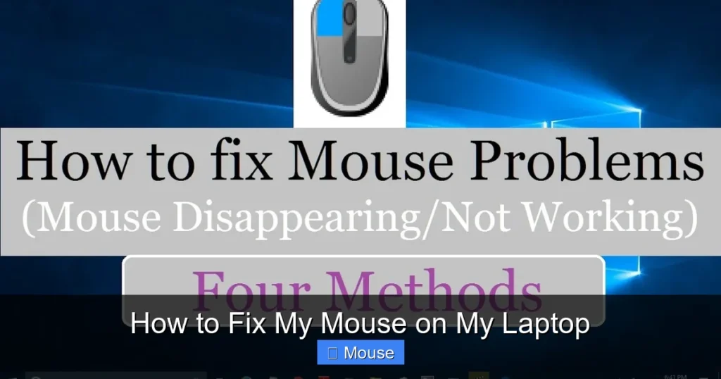 How to Fix My Mouse on My Laptop