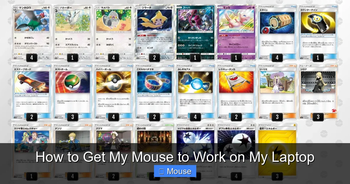 How to Get My Mouse to Work on My Laptop