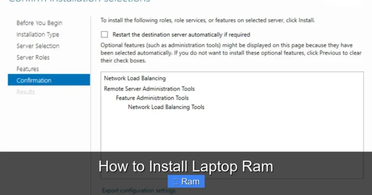 How to Install Laptop Ram