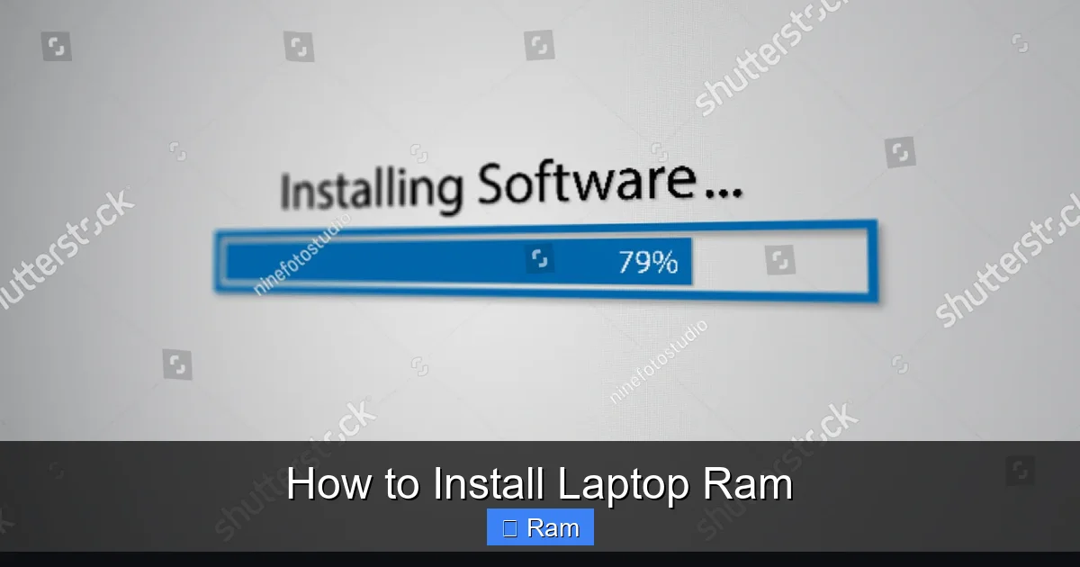 How to Install Laptop Ram