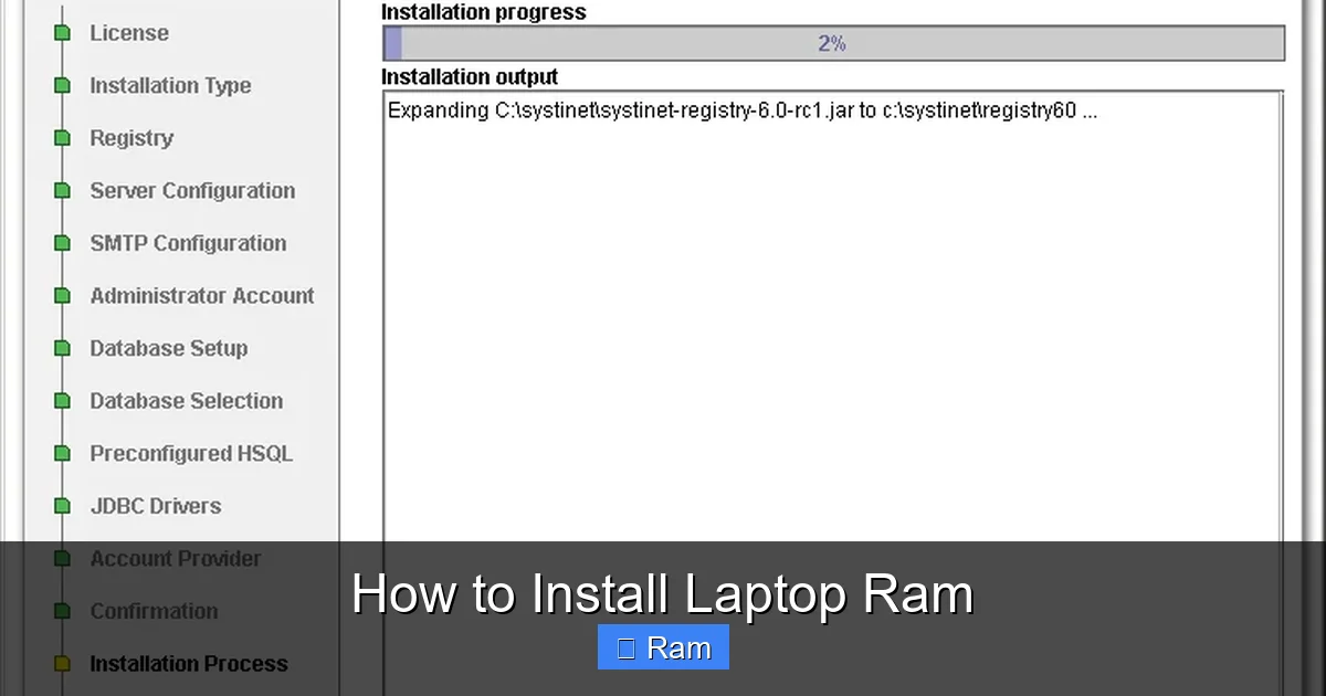 How to Install Laptop Ram
