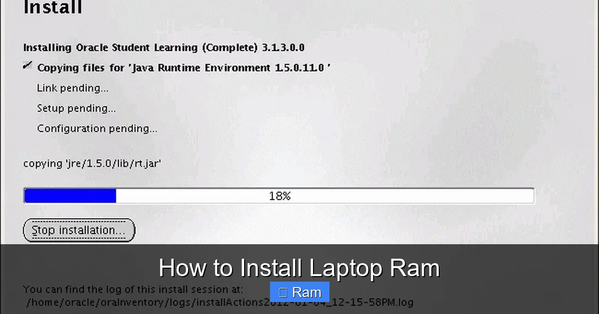 How to Install Laptop Ram