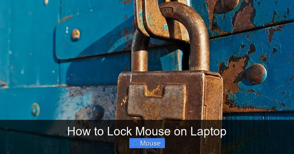 How to Lock Mouse on Laptop