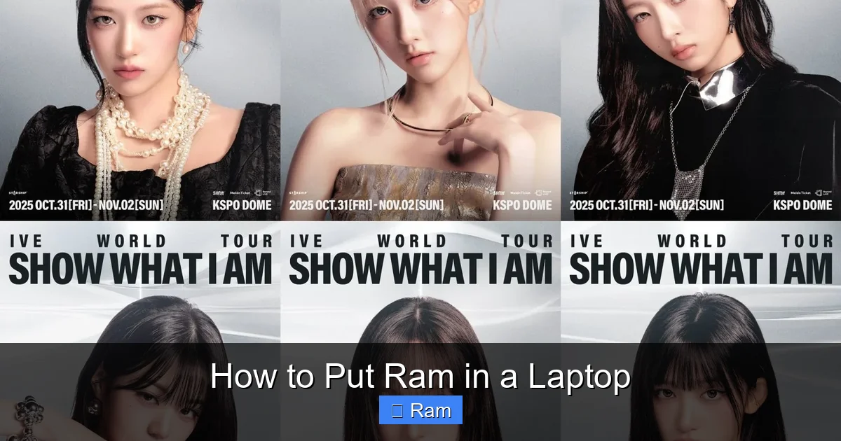 How to Put Ram in a Laptop