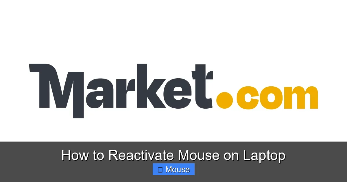 How to Reactivate Mouse on Laptop