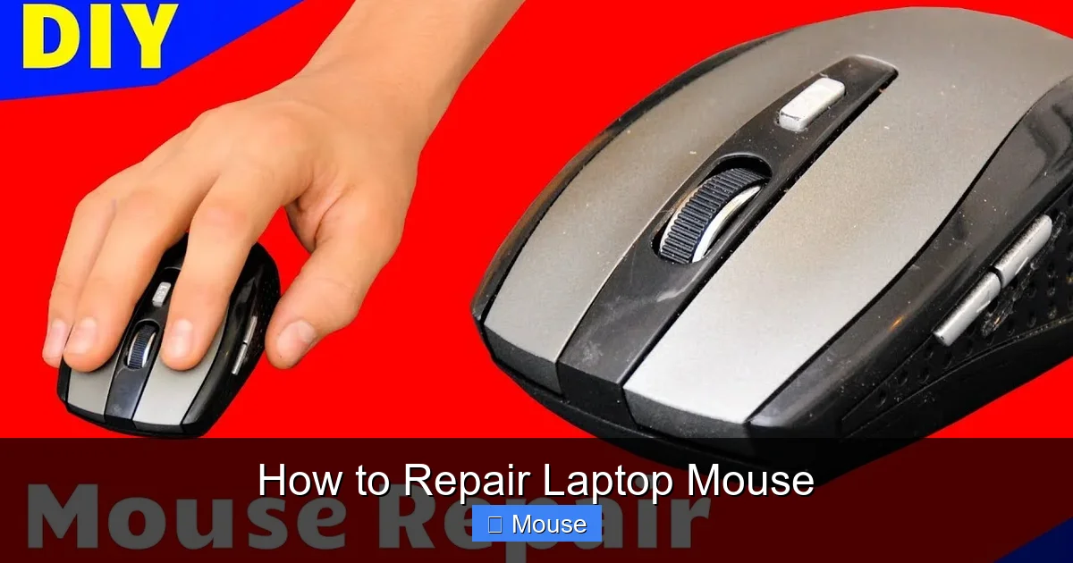 How to Repair Laptop Mouse