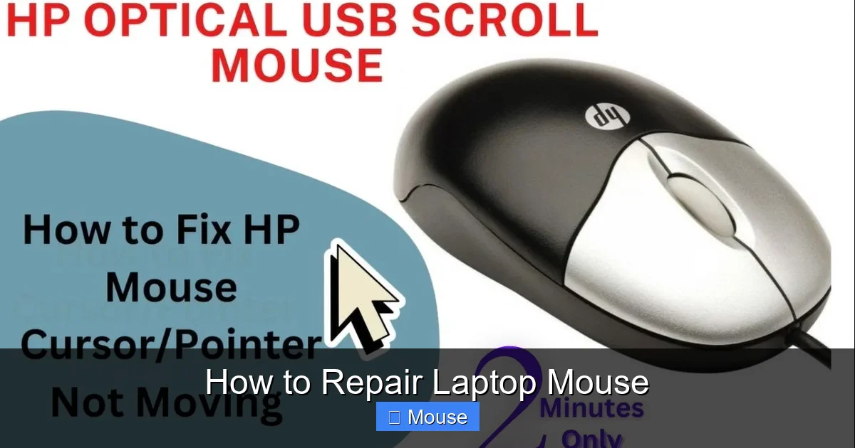 How to Repair Laptop Mouse