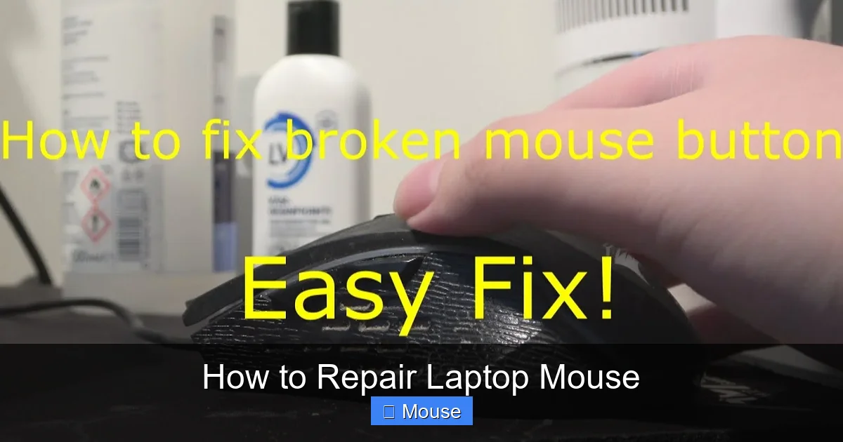 How to Repair Laptop Mouse