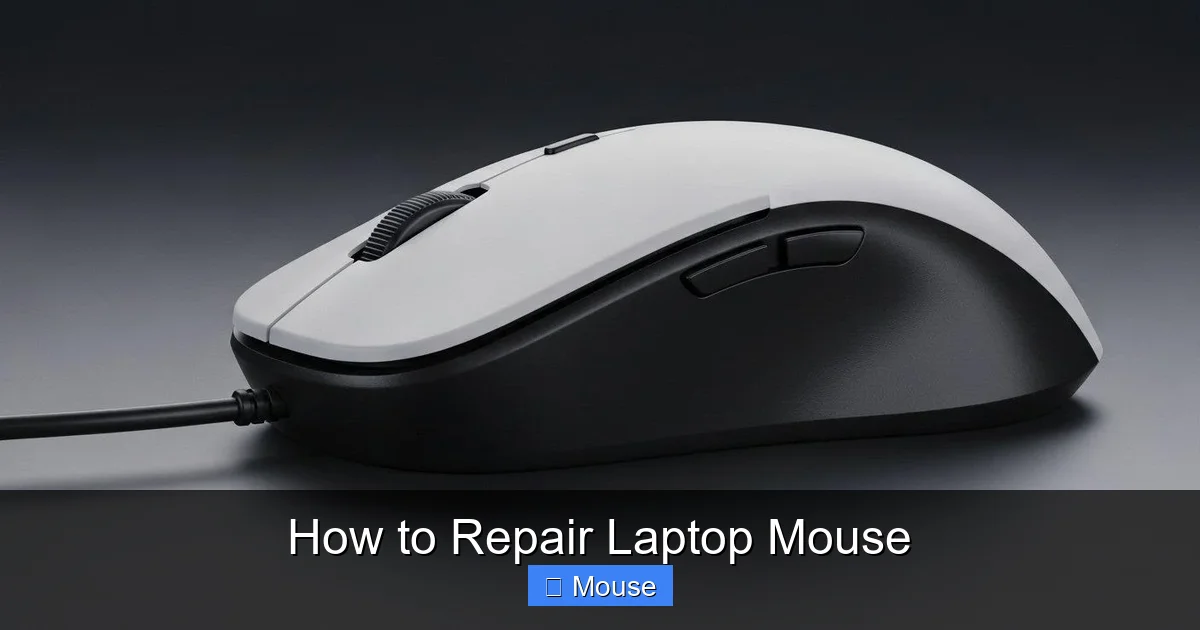How to Repair Laptop Mouse
