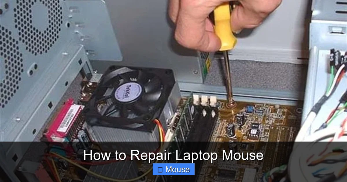 How to Repair Laptop Mouse