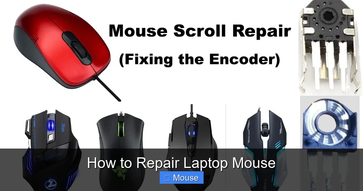 How to Repair Laptop Mouse