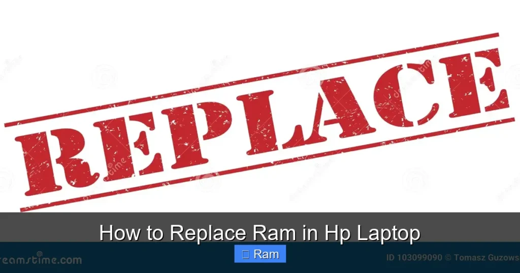 How to Replace Ram in Hp Laptop
