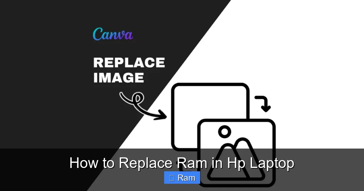 How to Replace Ram in Hp Laptop