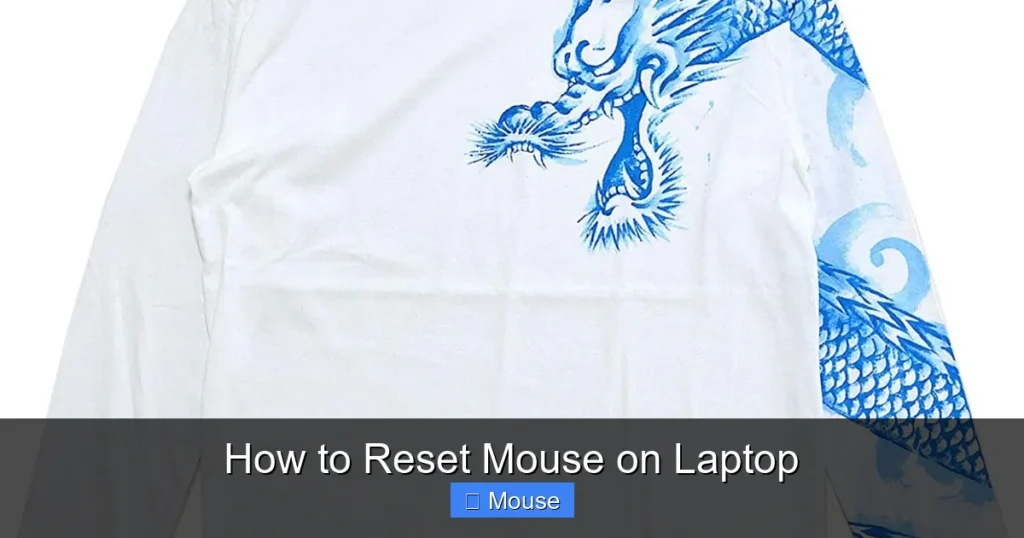 How to Reset Mouse on Laptop