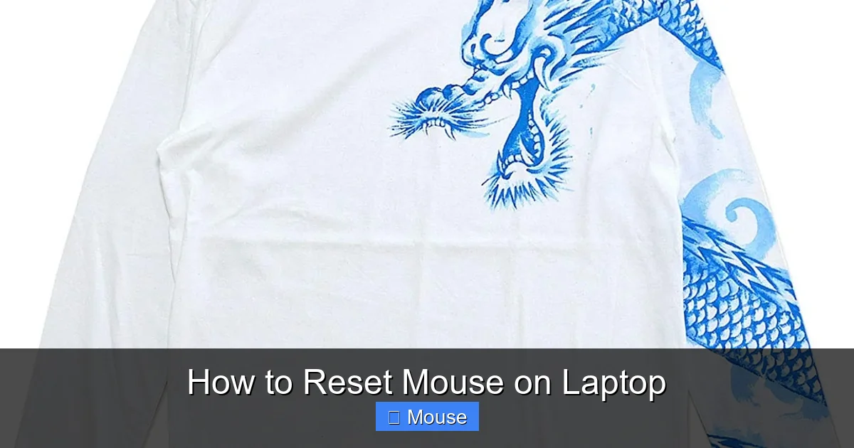 How to Reset Mouse on Laptop