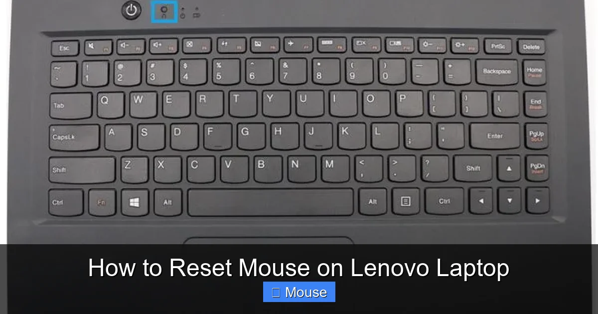 How to Reset Mouse on Lenovo Laptop