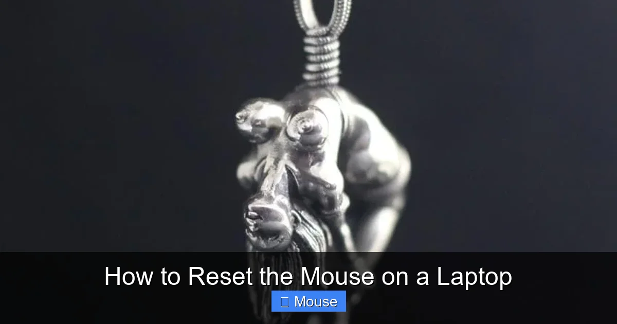 How to Reset the Mouse on a Laptop