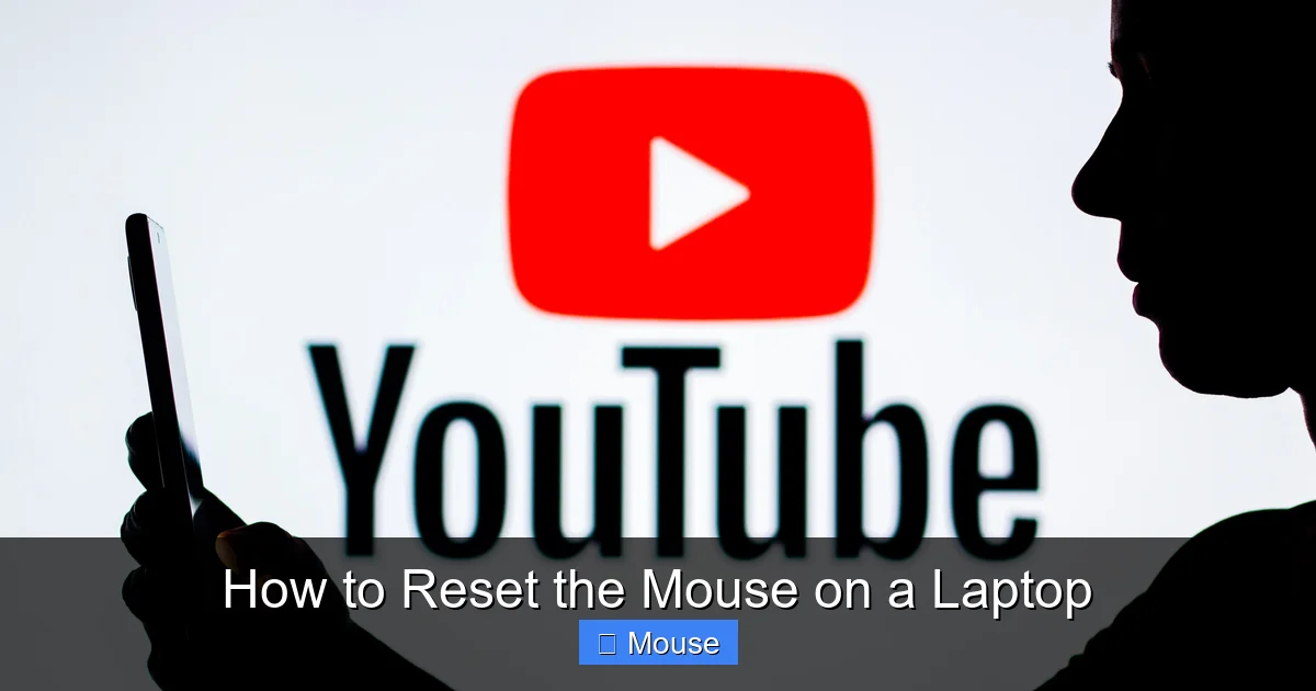 How to Reset the Mouse on a Laptop