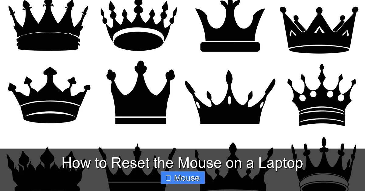 How to Reset the Mouse on a Laptop