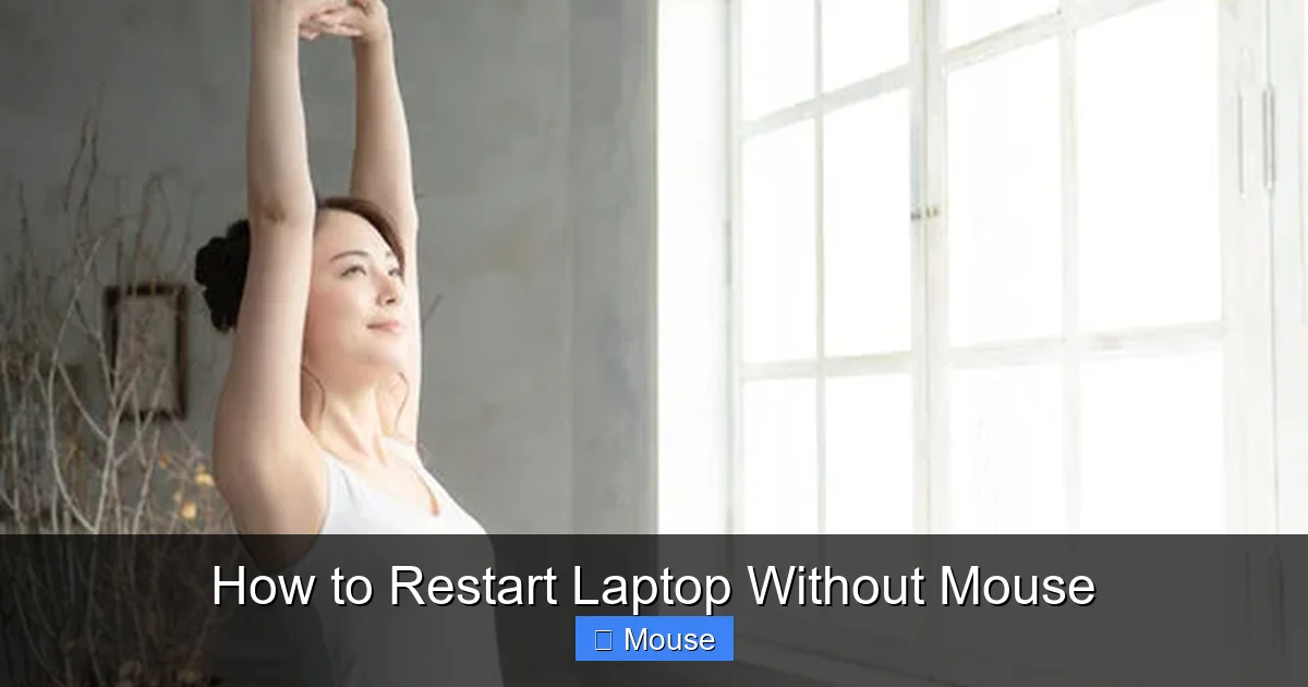 How to Restart Laptop Without Mouse