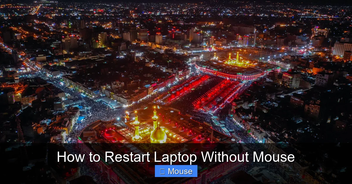How to Restart Laptop Without Mouse
