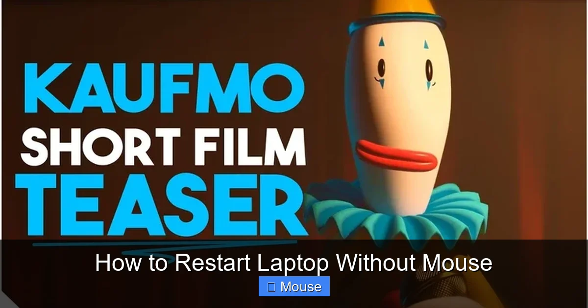 How to Restart Laptop Without Mouse