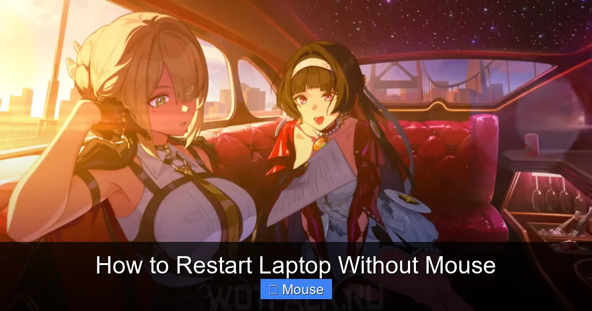 How to Restart Laptop Without Mouse