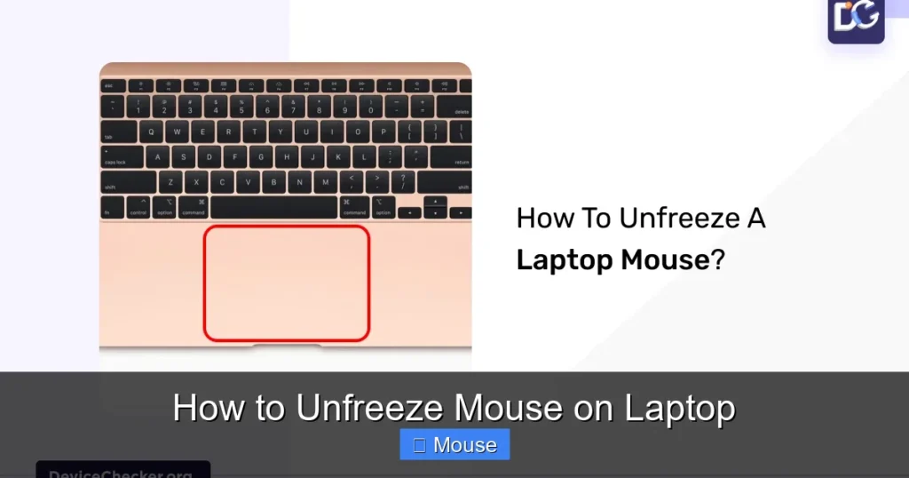 How to Unfreeze Mouse on Laptop