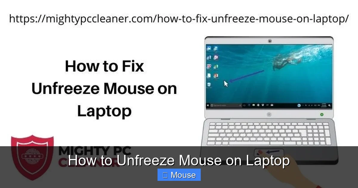 How to Unfreeze Mouse on Laptop