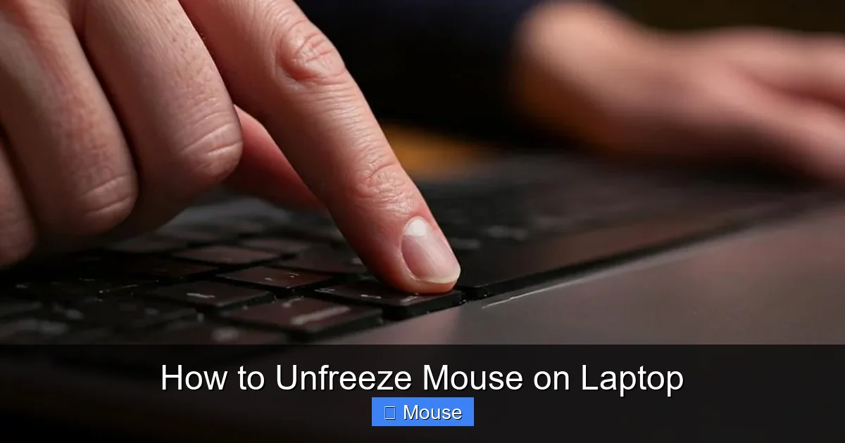How to Unfreeze Mouse on Laptop