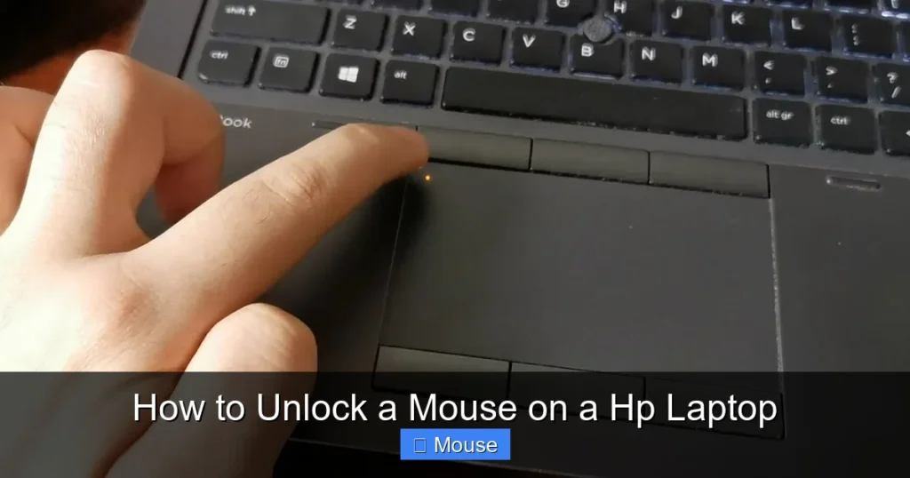 How to Unlock a Mouse on a Hp Laptop