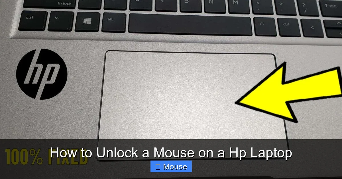 How to Unlock a Mouse on a Hp Laptop