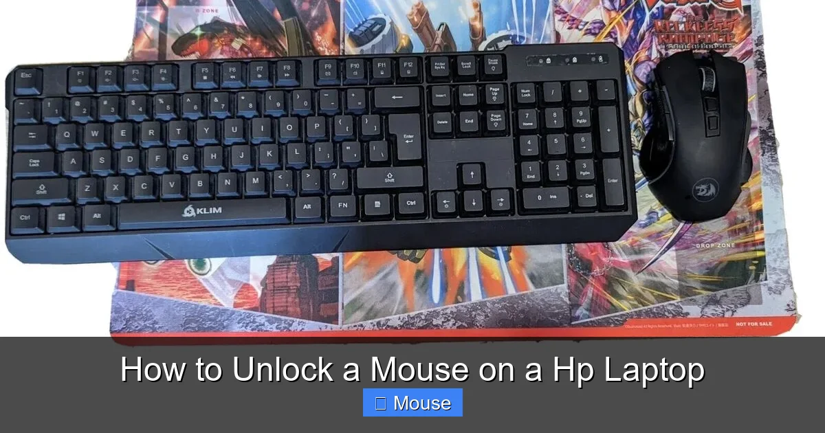 How to Unlock a Mouse on a Hp Laptop