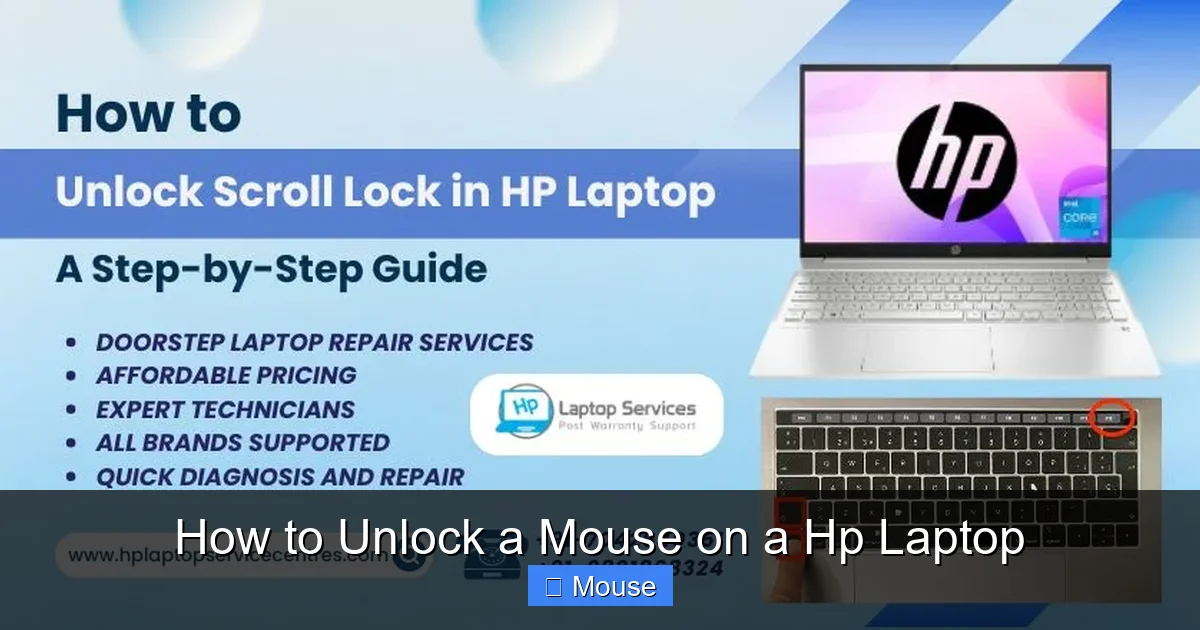 How to Unlock a Mouse on a Hp Laptop