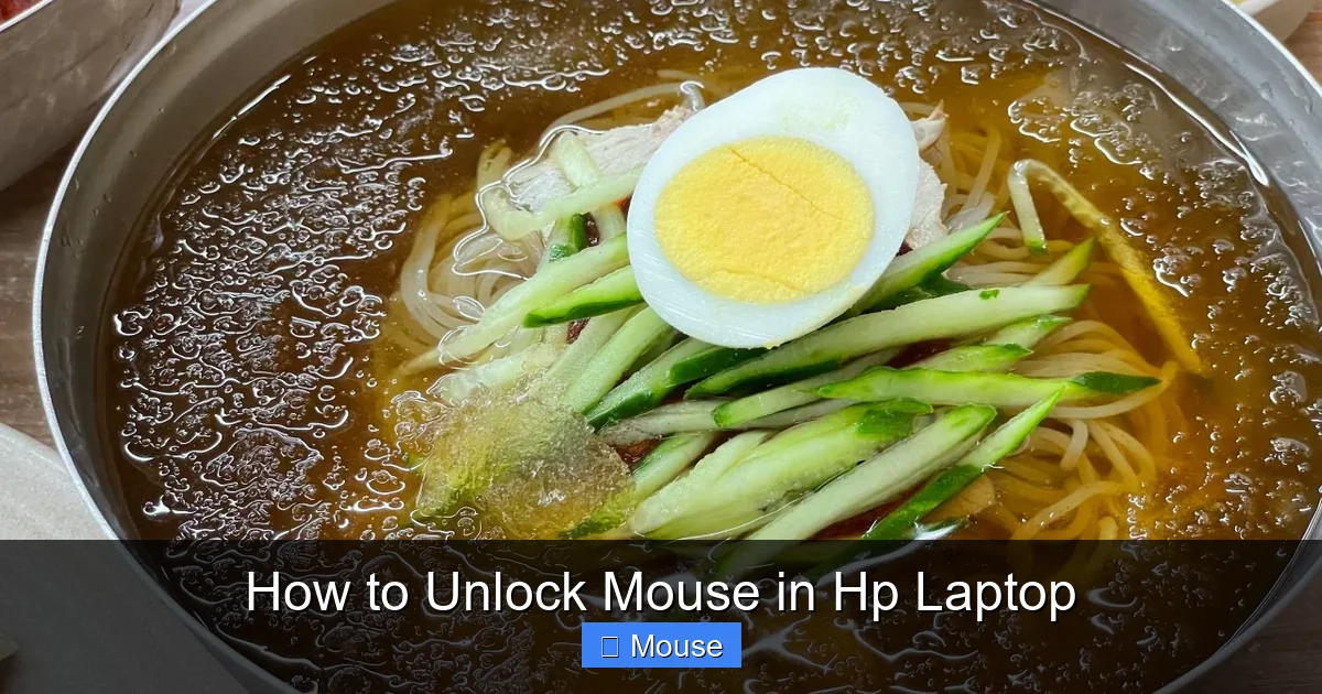 How to Unlock Mouse in Hp Laptop
