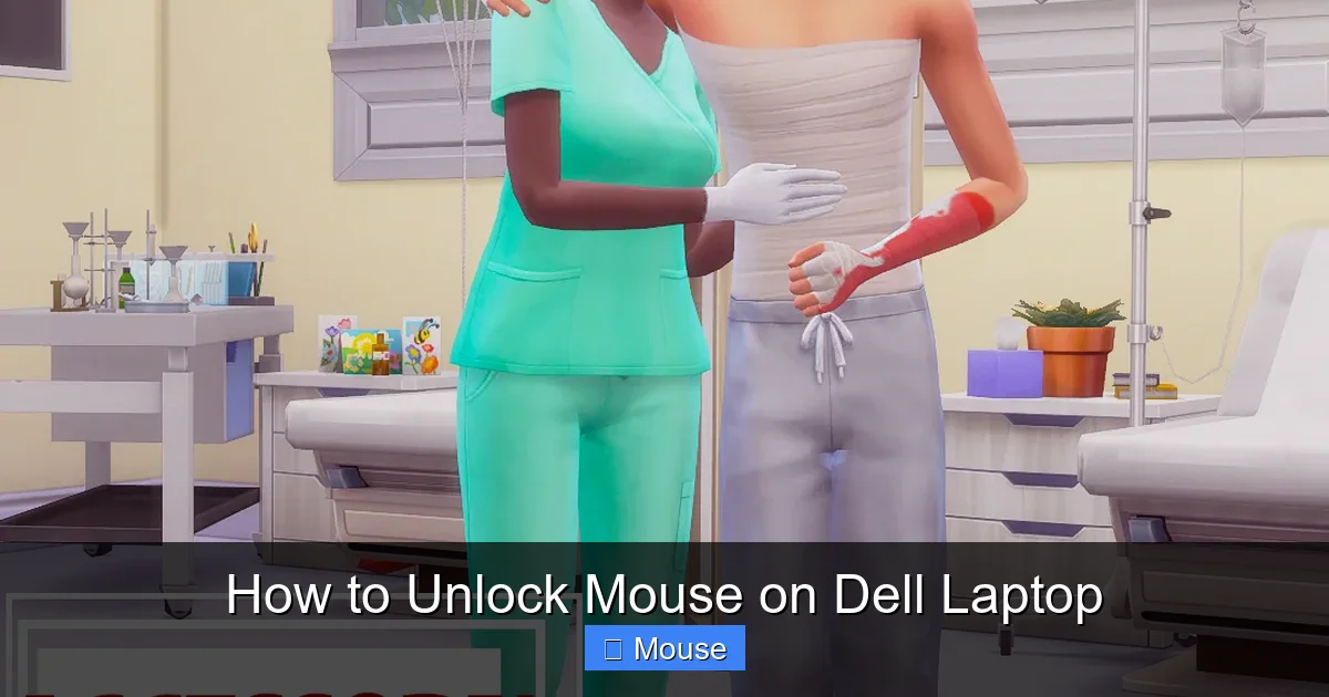 How to Unlock Mouse on Dell Laptop