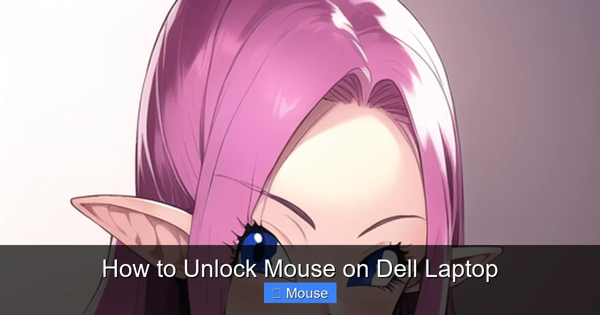 How to Unlock Mouse on Dell Laptop