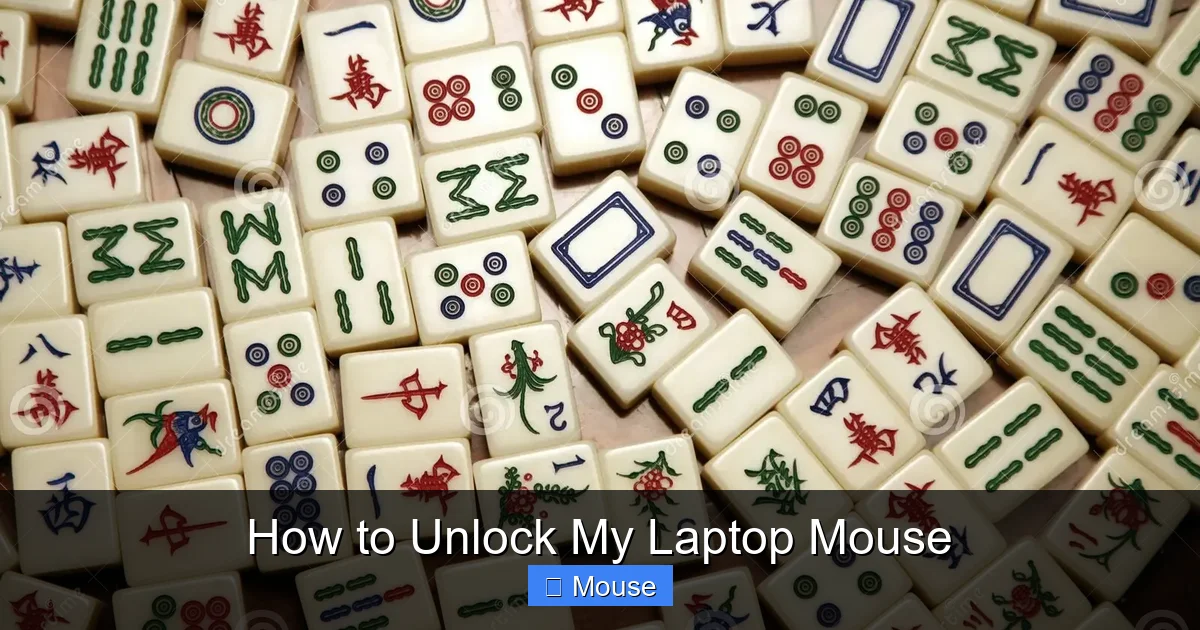 How to Unlock My Laptop Mouse